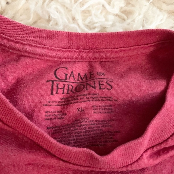 Game of Thrones | Red Tee XL HBO Dragons Red Black Mother of Dragons - Picture 9 of 10